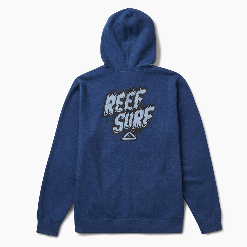 Men's Reef Nelson Zip Hoodie Blue | aOgVDnZ0Tkx