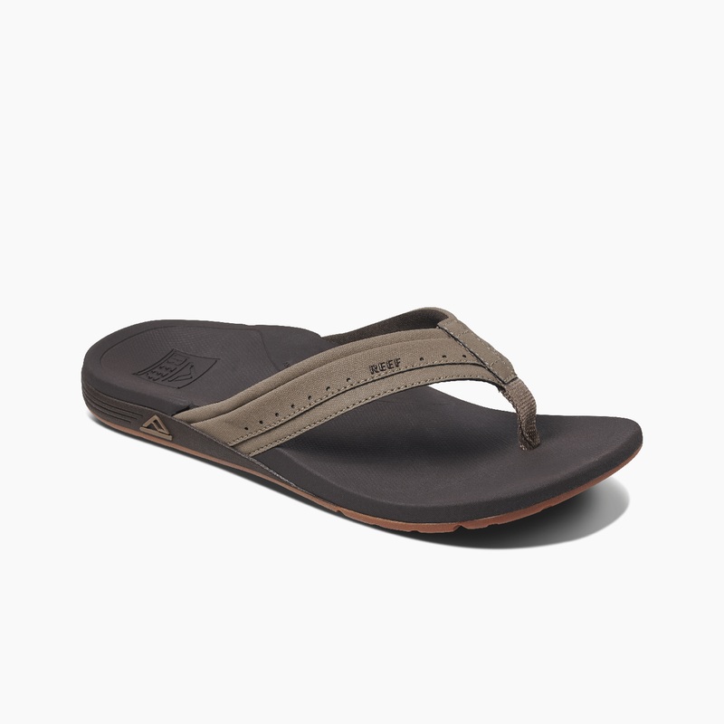 Men's Reef Ortho-spring Flip Flops Brown | yDUX53krnHf