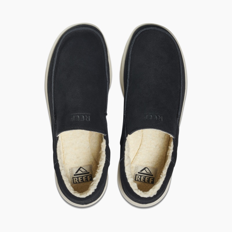 Men's Reef Ortho-spring Slippers Black | f7FnTrwLUa1