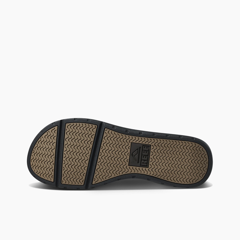 Men's Reef Ortho-spring Woven Flip Flops Brown | VB1mSJWjtpq