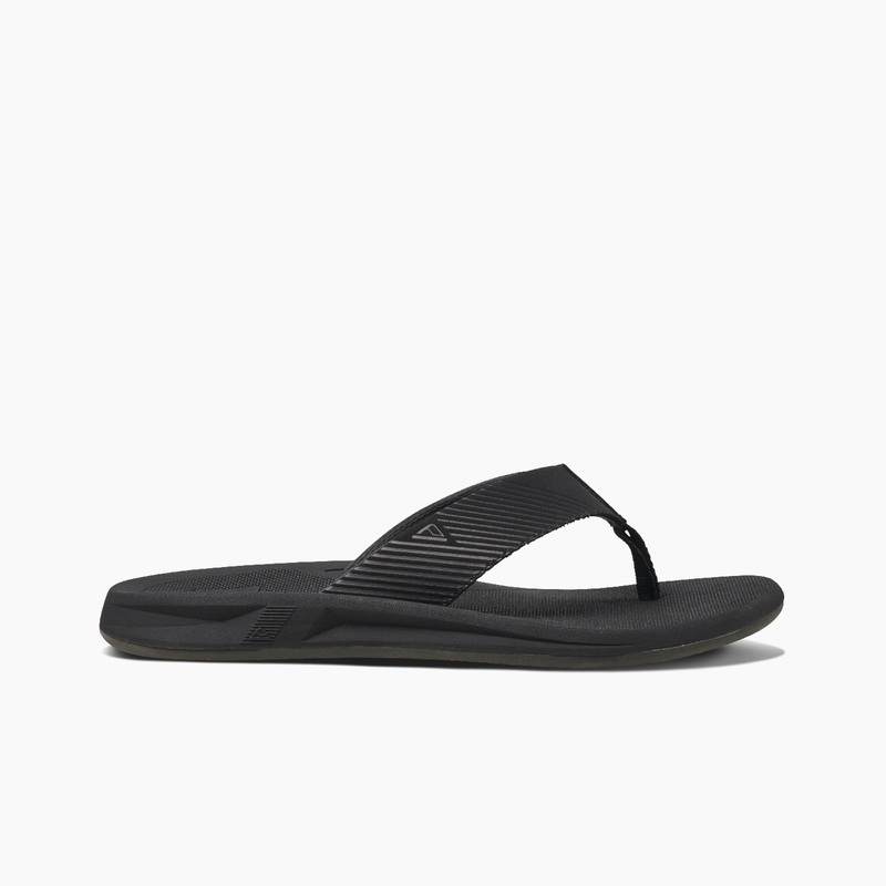 Men's Reef Phantom Ii Flip Flops Black / Black | 4DSWUPPqsZz