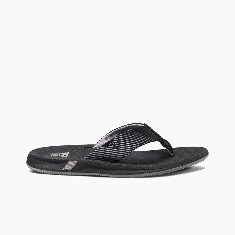 Men's Reef Phantom Ii Flip Flops Black | CVClzFvStXp