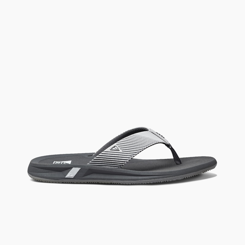 Men's Reef Phantom Ii Flip Flops Grey / White | WISXpt4qa4H