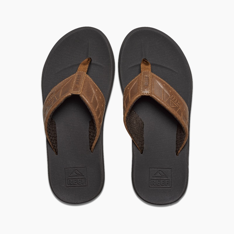 Men\'s Reef Phantom Le Flip Flops Brown / Brown | L6DarGrrLCw