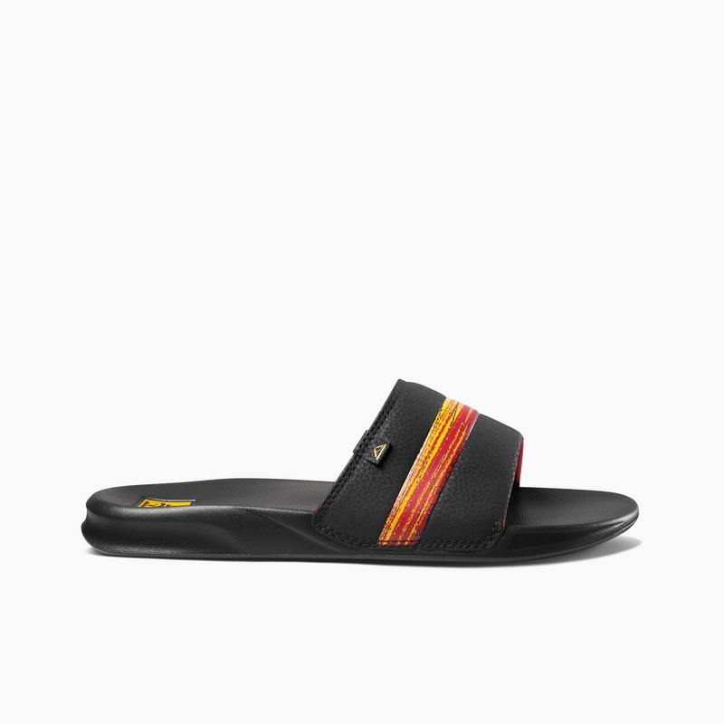 Men's Reef Reef One Slides Stripes | S7kI3yQfxrL