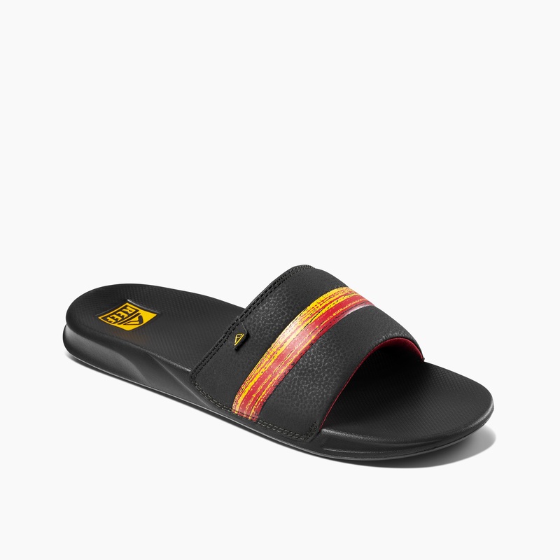 Men's Reef Reef One Slides Stripes | S7kI3yQfxrL