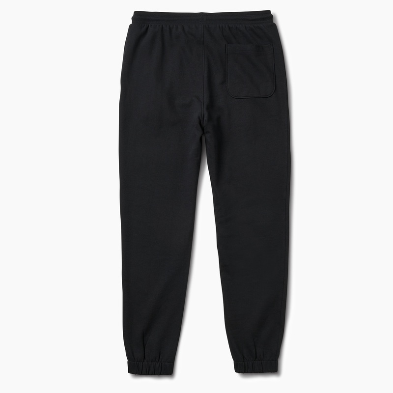 Men's Reef Richmond Fleece Pants Black | uXTRzabTJaE