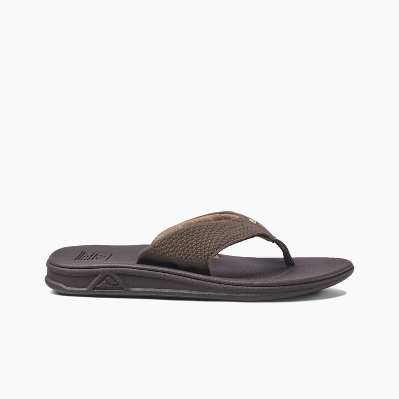 Men's Reef Rover Swellular Flip Flops Brown | hCE2XxgB3Ck