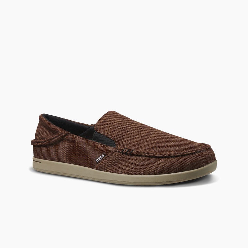 Men's Reef Sandy Sneakers Brown | yWx6JVdgnfh