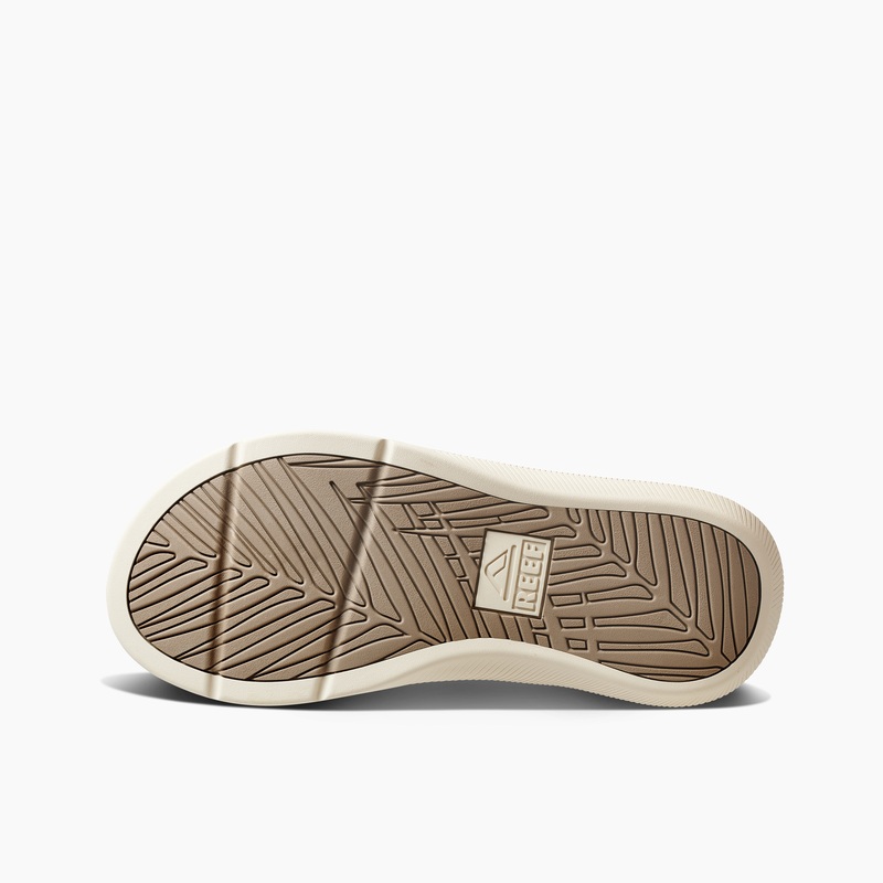 Men's Reef Santa Ana Flip Flops Brown | f3WybckGnfM