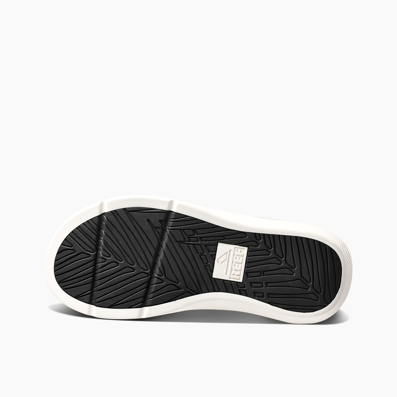 Men's Reef Santa Ana Flip Flops Grey / White | sneY6FGgrUD