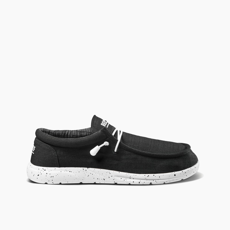 Men's Reef Seas X Opi Sneakers Black / White | PD31niJza9k