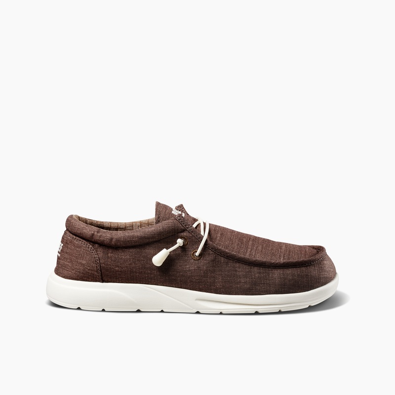 Men's Reef Seas X Opi Sneakers Brown | BvR5qY1wATv