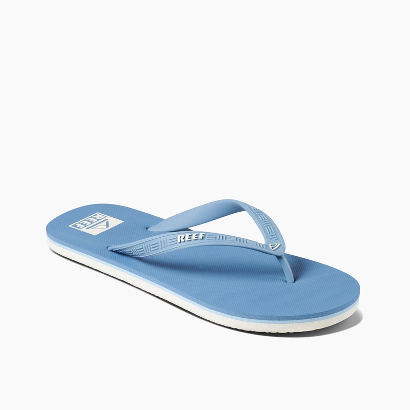 Men's Reef Seaside Flip Flops Blue | sgWNdFvYuWT