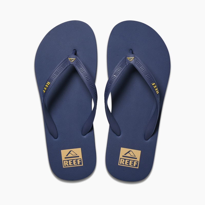 Men\'s Reef Seaside Flip Flops Navy | 41yhxDTNLOM