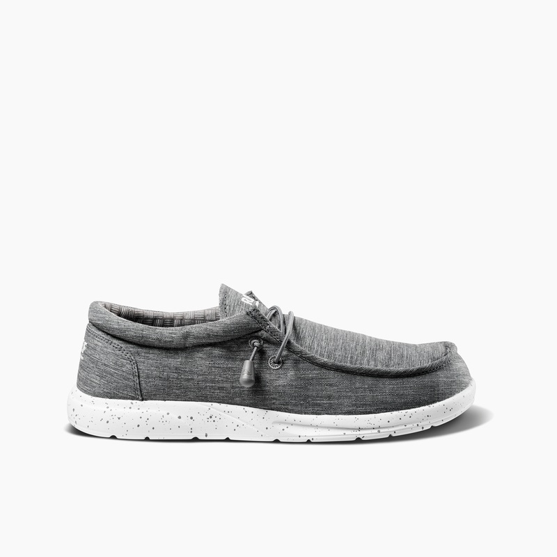 Men's Reef Spring Woven Sneakers Grey | 9oFpsHFU1Kh