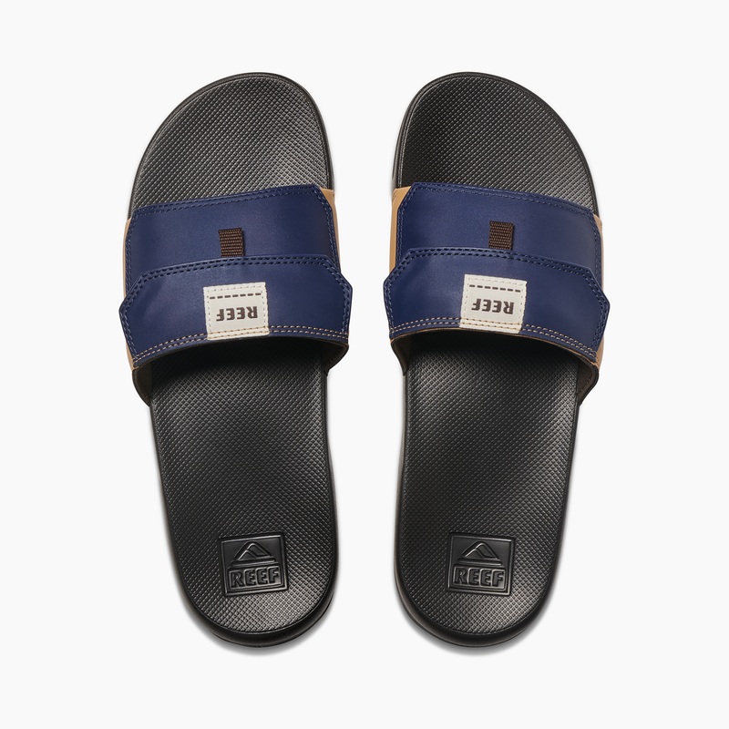 Men's Reef Stash™ Slides Brown | 90lEoG2lEes