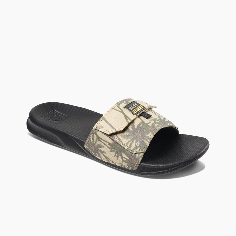 Men\'s Reef Stash™ Slides Brown | SFQLzFYdhF0