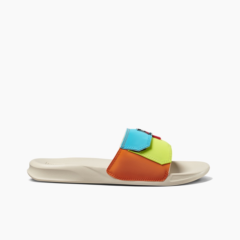 Men's Reef Stash™ Slides Multicolor | hd9oJurZJ9P