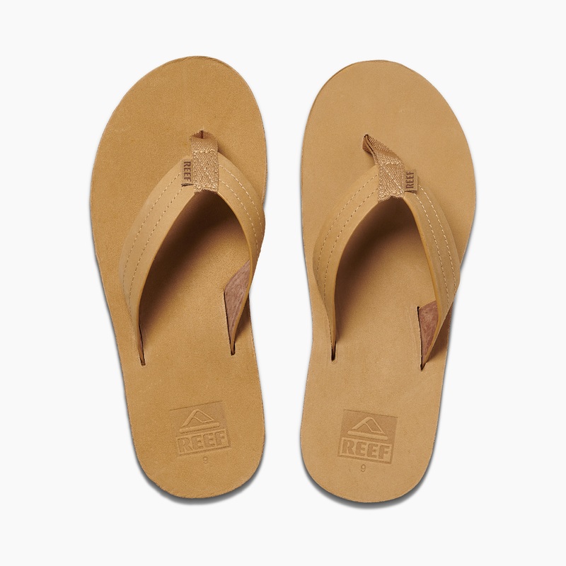 Men's Reef Voyage Le Swellular Flip Flops Brown | GOXTv27yzN4