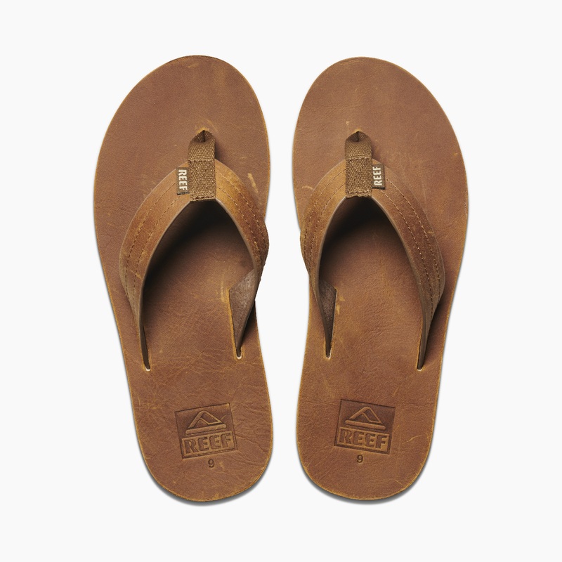 Men's Reef Voyage Le Swellular Flip Flops Brown / Brown | hA1PAhdavaE