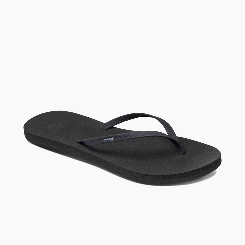 Women's Reef Bliss Nights Flip Flops Black | hqzWWeJqEgH