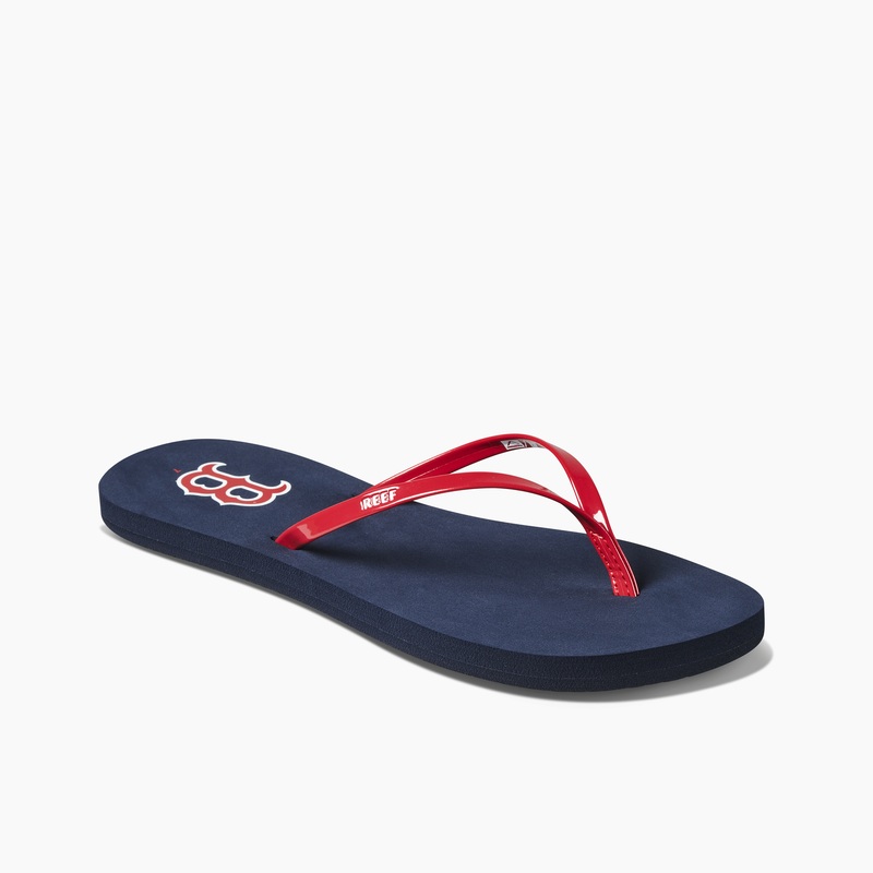 Women's Reef Bliss X Mlb Flip Flops Red | iPJDLMTQf4G