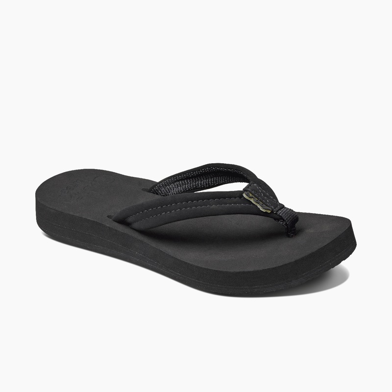 Women's Reef Cushion Breeze Flip Flops Black / Black | eOSr8GyYWzV