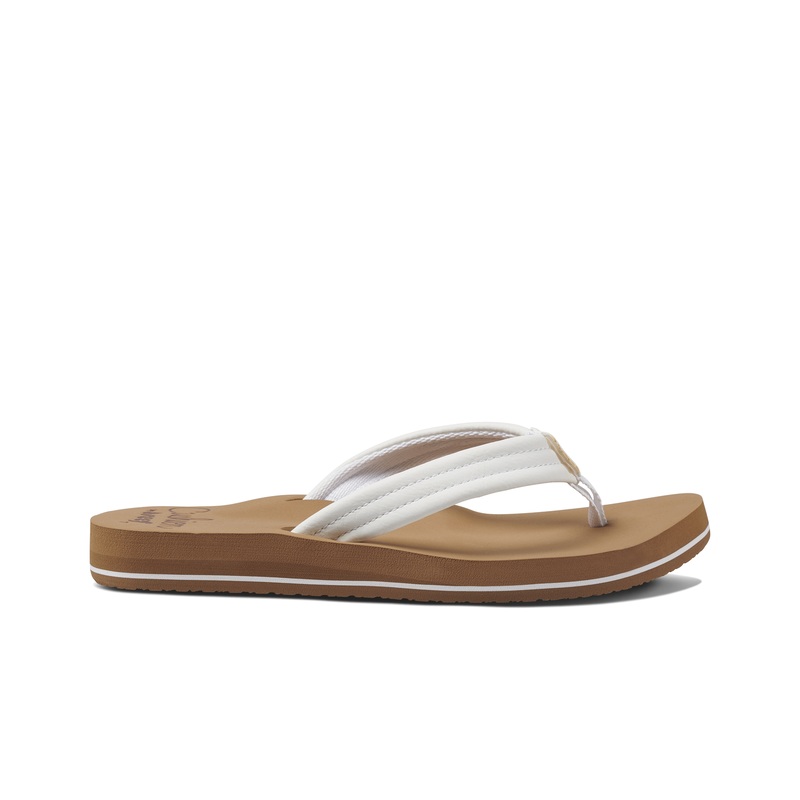 Women's Reef Cushion Breeze Flip Flops Brown | kKjr2dJTzEW