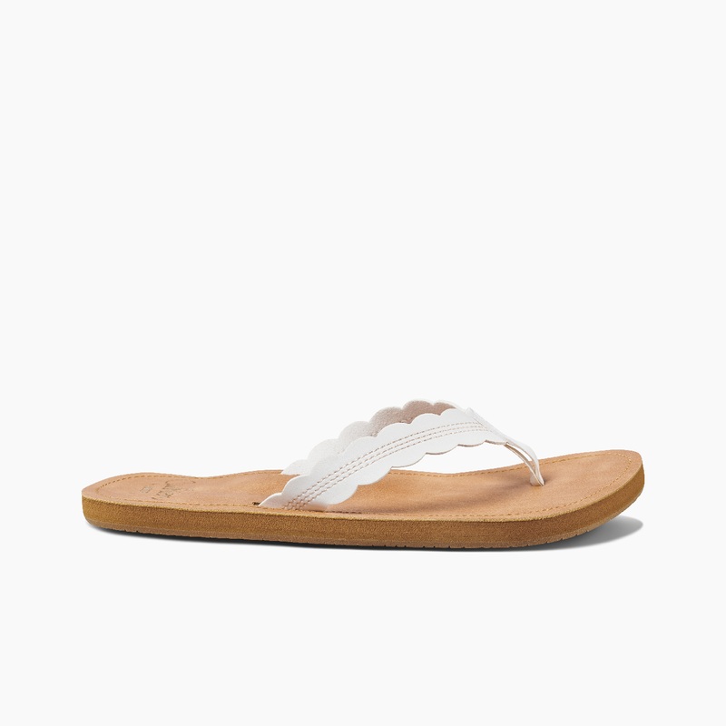 Women's Reef Cushion Celine Flip Flops Brown | 4UZMadJ3FAe