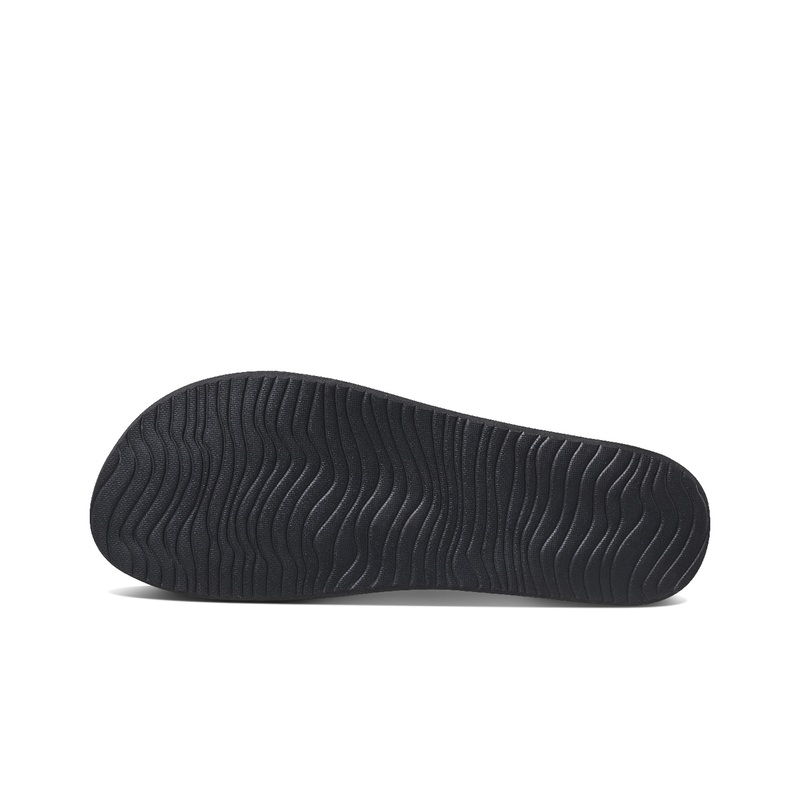 Women's Reef Cushion Court Flip Flops Black | H9I66gyLJrP