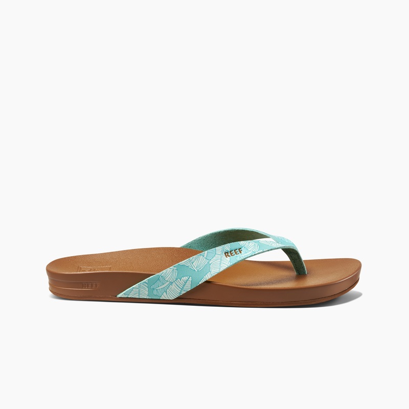 Women's Reef Cushion Court Flip Flops Multicolor | XvI4OZxZmvL