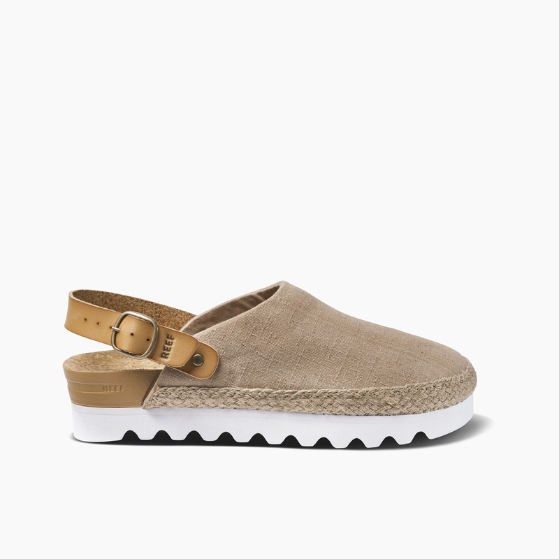 Women's Reef Cushion Sage Sneakers Beige | xMBTvI6xCaa