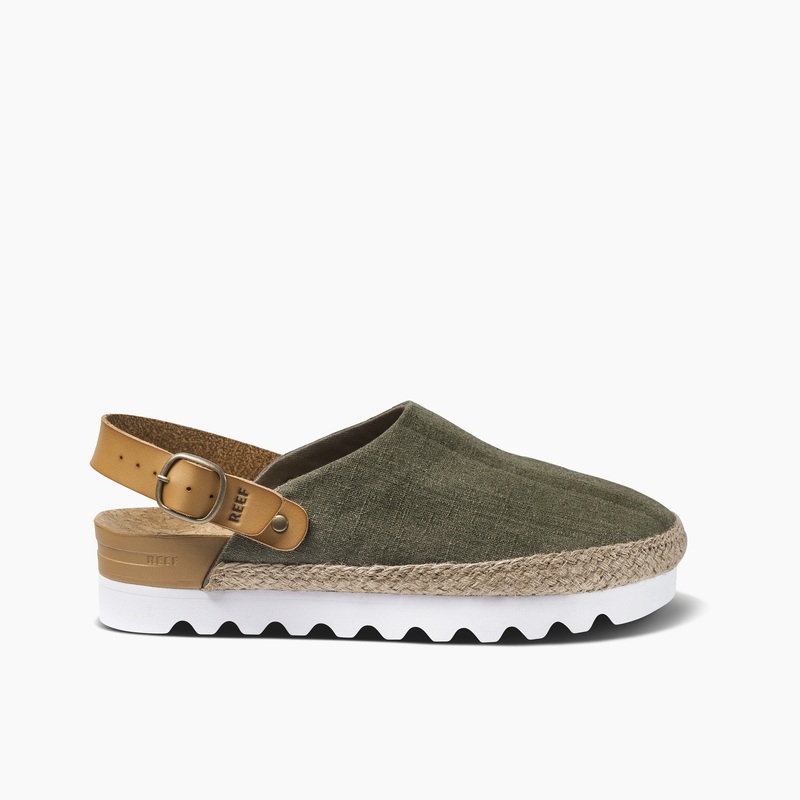 Women's Reef Cushion Sage Sneakers Olive | uHcJtYobJjk