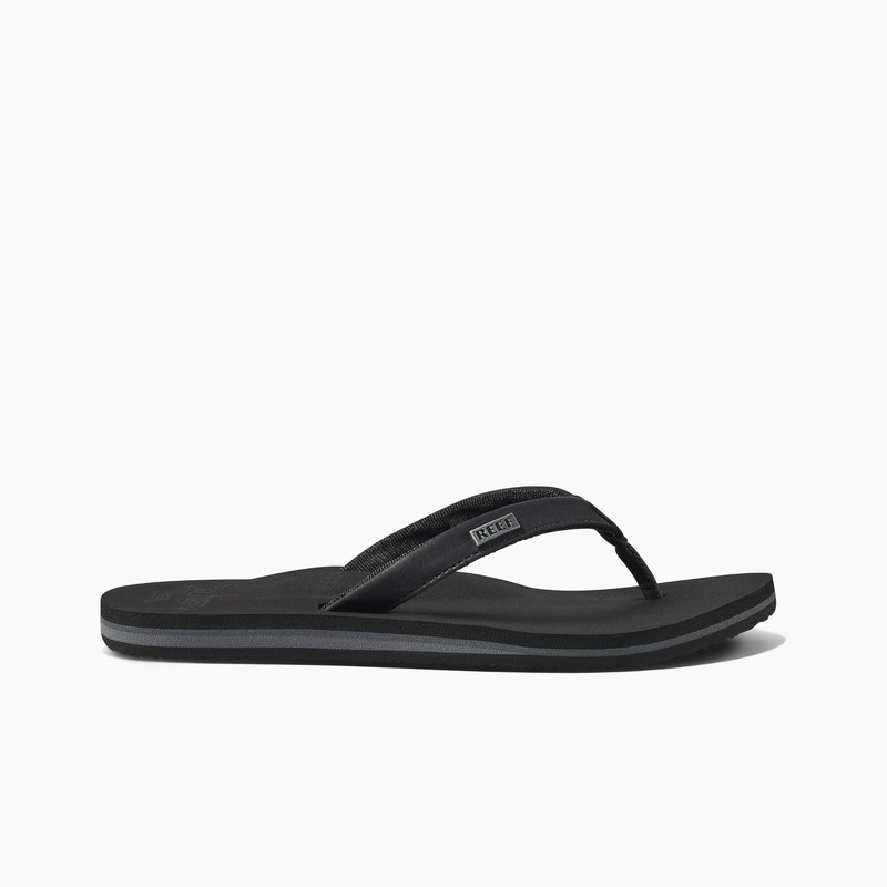 Women's Reef Cushion Sands Flip Flops Black | s2PgYMF4sC7