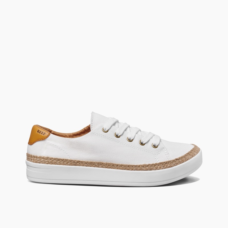 Women's Reef Cushion Sunset Sneakers White | Gbz3ZyBCCVx