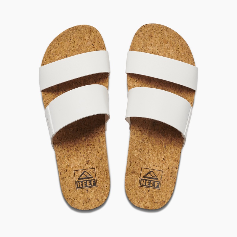 Women's Reef Cushion Vista Hi Slides Brown | rm7vRdBApi9