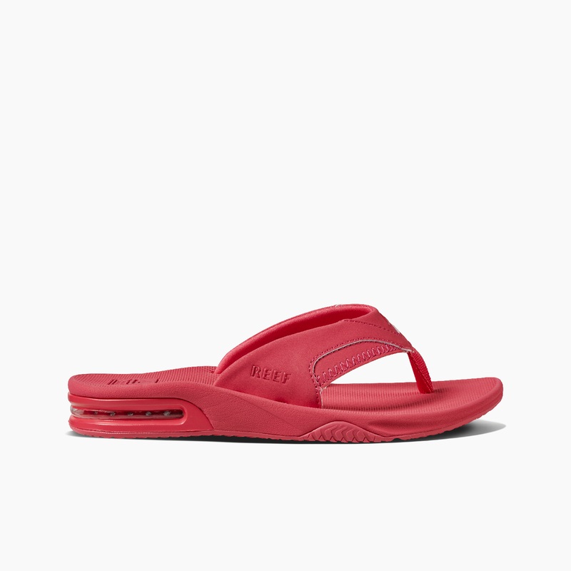 Women's Reef Fanning Flip Flops Pink | Ajqf54lpMLy