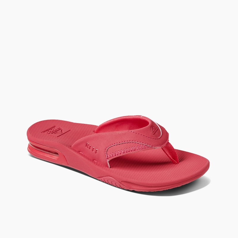 Women's Reef Fanning Flip Flops Pink | Ajqf54lpMLy