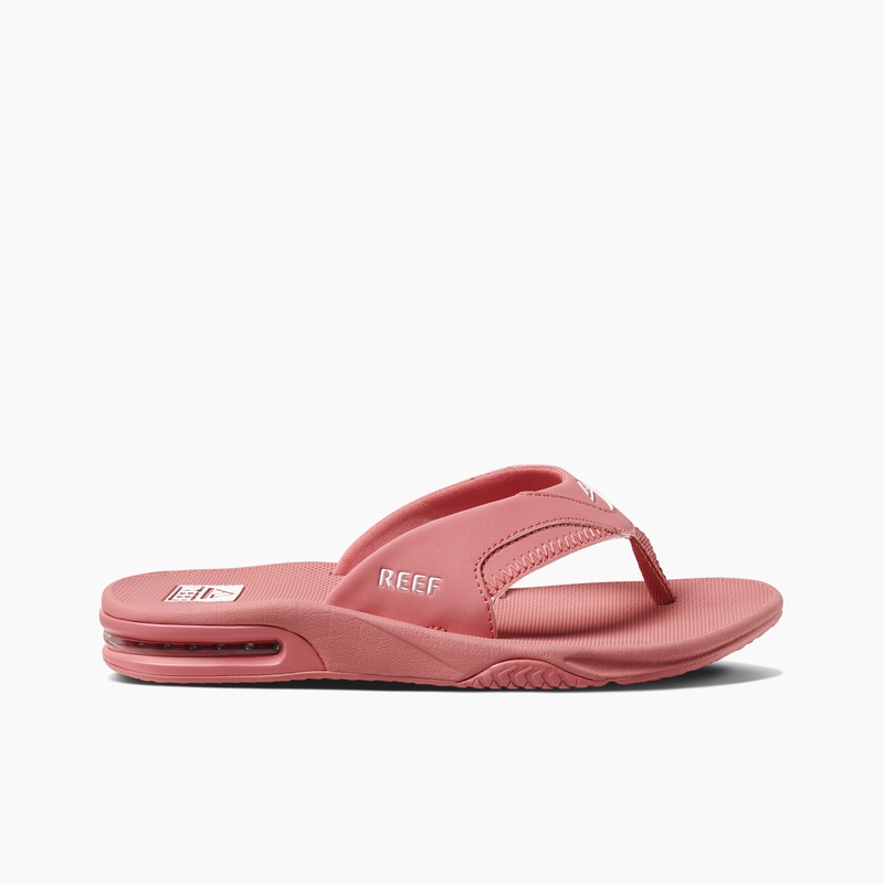 Women's Reef Fanning Flip Flops Rose | y54r5RSFBIo