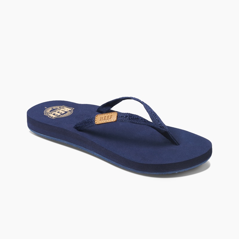 Women's Reef Ginger Flip Flops Navy | pCw6udiUMPJ