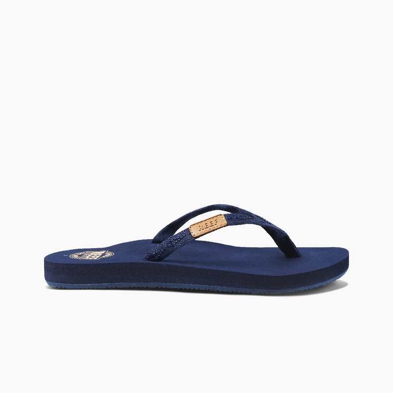 Women's Reef Ginger Flip Flops Navy | pCw6udiUMPJ