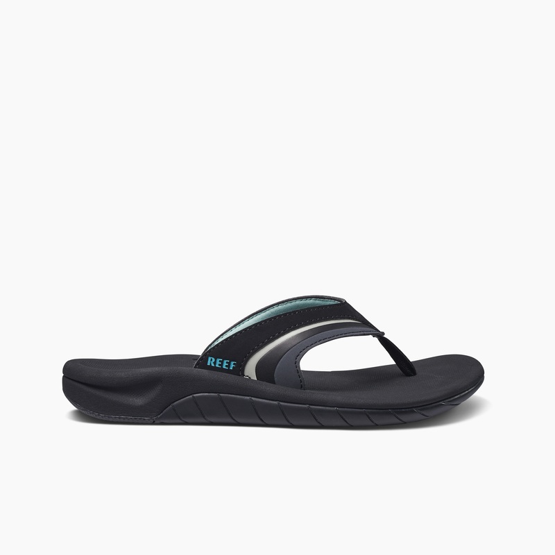 Women's Reef Girls Slap 3 Flip Flops Black / Black | wXGilPunB24