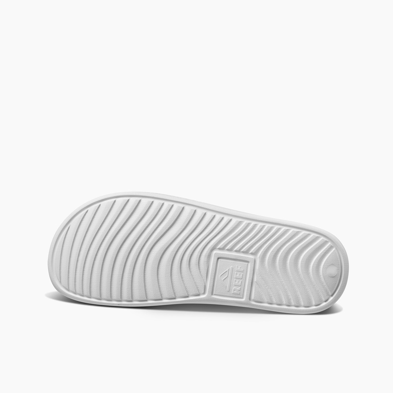 Women's Reef Patch Me Up Slides White | bicX05wC1Ny