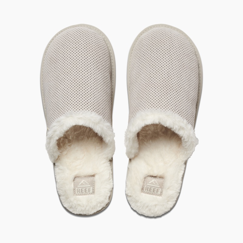 Women's Reef Reef Cozy Slippers Grey | C4WaS2pUnpp