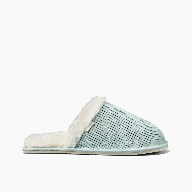 Women's Reef Reef Cozy Slippers Light Turquoise | 2p9Y83r0eYB