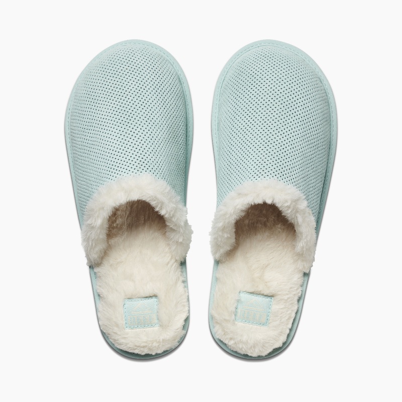 Women's Reef Reef Cozy Slippers Light Turquoise | 2p9Y83r0eYB