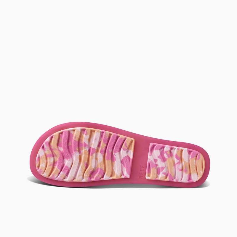 Women's Reef Reef Water Vista Slides Pink | QuwhhhzEx0Y