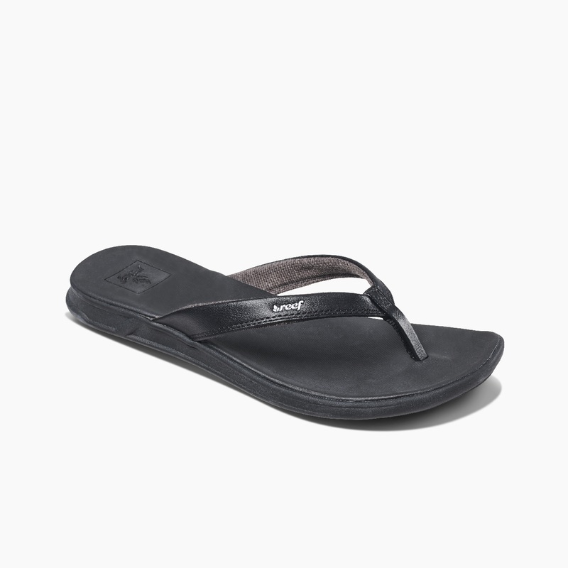 Women's Reef Rover Catch Flip Flops Black | oayFdUEx8mD