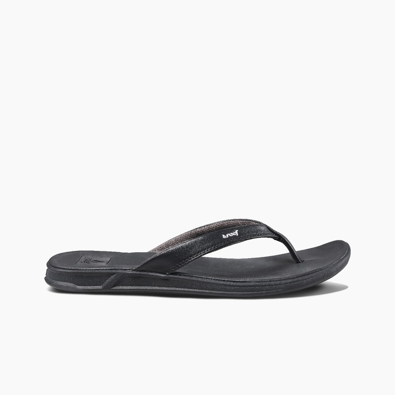 Women's Reef Rover Catch Flip Flops Black | oayFdUEx8mD